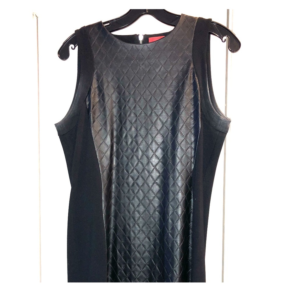 Leather dress